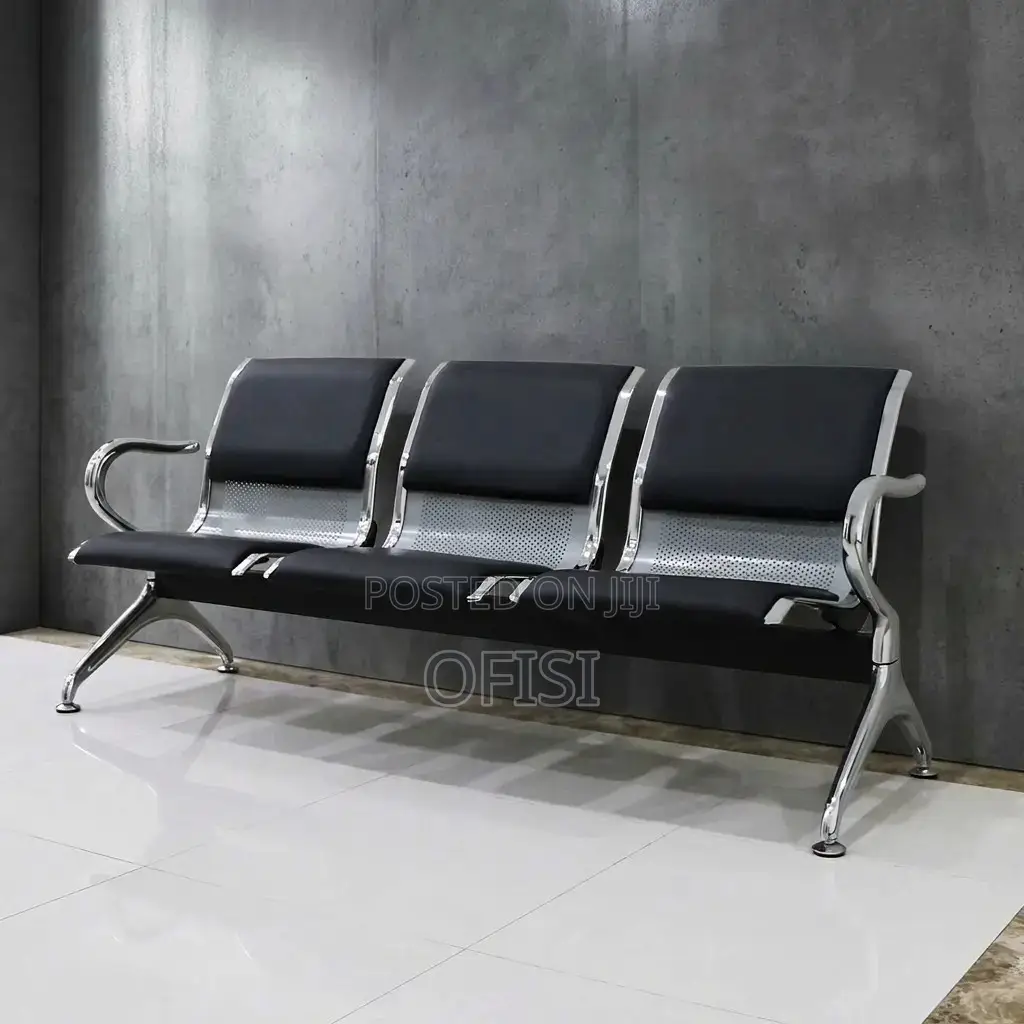 Waiting Bench; Airport Three Seater Office Waiting Bench