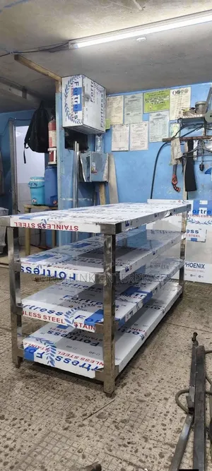 Double Undershelves 304 Ss Stainless Steel Working Tables Siargao