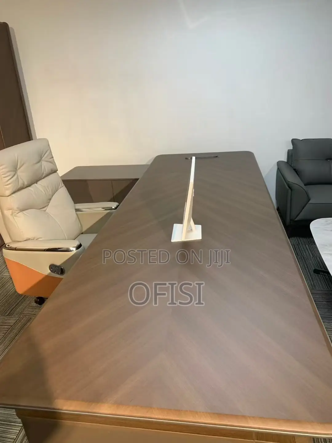 Office Desk; Spacious L-Shaped Executive Desk - 2.2 Meters