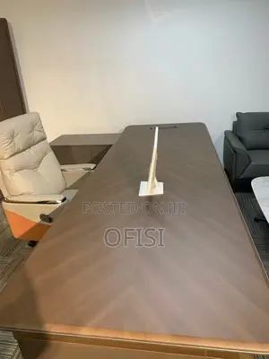 Office Desk; Spacious L-Shaped Executive Desk - 2.2 Meters