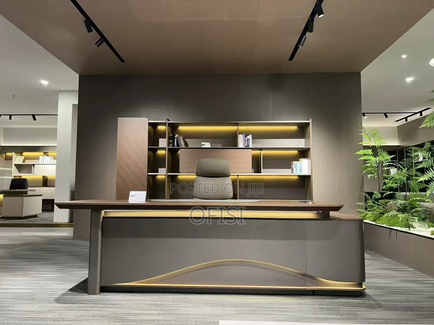 Office Desk; Spacious L-Shaped Executive Desk - 2.2 Meters