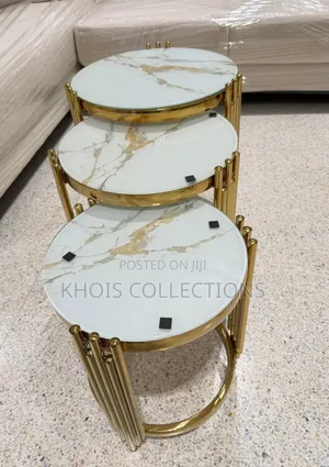 Quality 3 in 1 Marble Nesting Stools