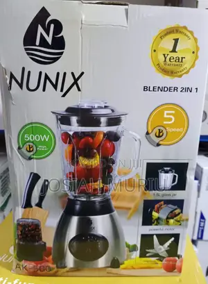 Nunix 500w 2 in 1 Blender