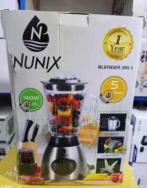 Nunix 500w 2 in 1 Blender