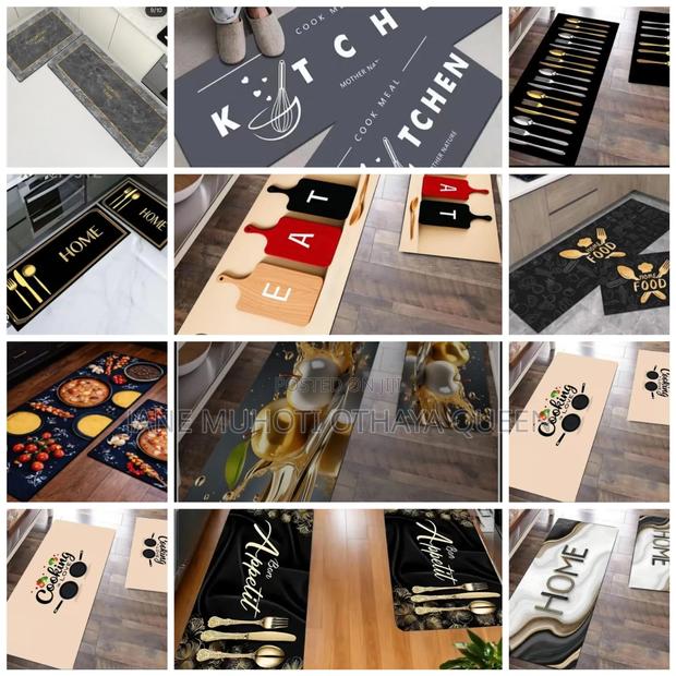 2pcs Set 3d Kitchen Mat Non Slip - thumbnail 2