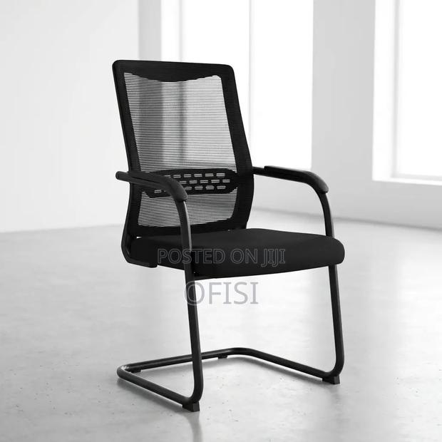 Office Chair; Ergonomic Mesh Office Guest Chair - thumbnail 3