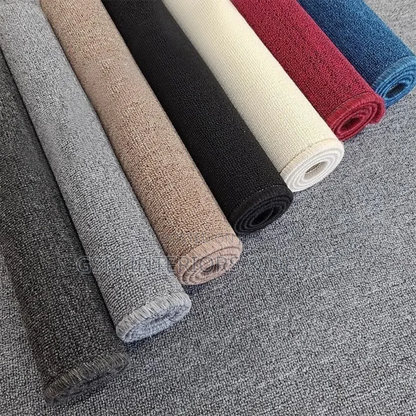 Wall to Wall Office Carpets in Grey Jivu
