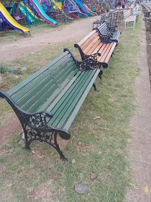 Modern Cast Legs Picnic Home or Park B3nches