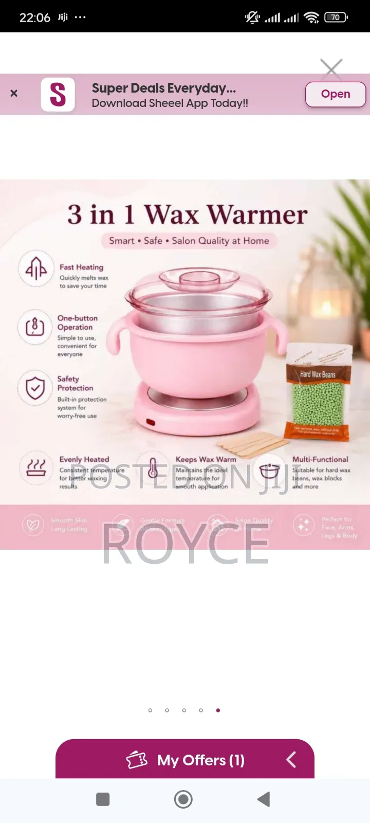 3 in 1 Wax Warmer Kit