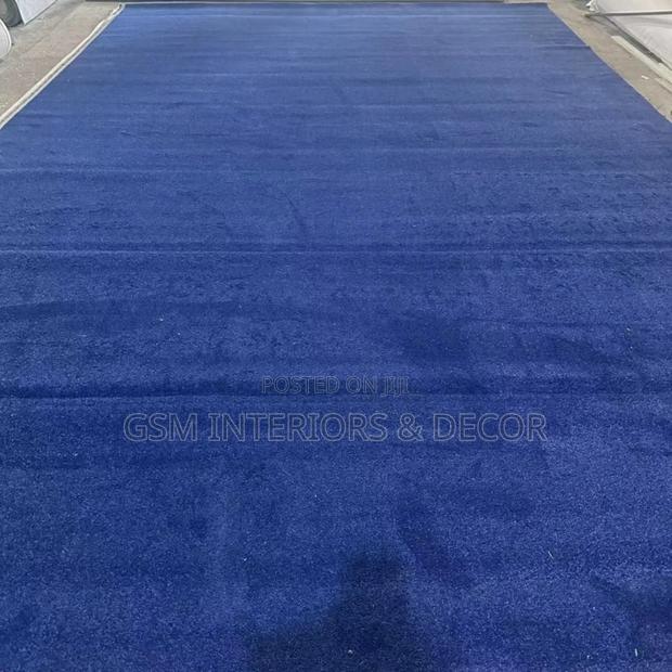 Black Wall to Wall Office Carpets 4mm 4mw - thumbnail 2