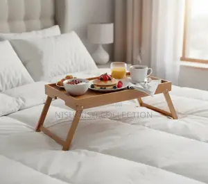 Foldable Bamboo Wooden Bed Tray