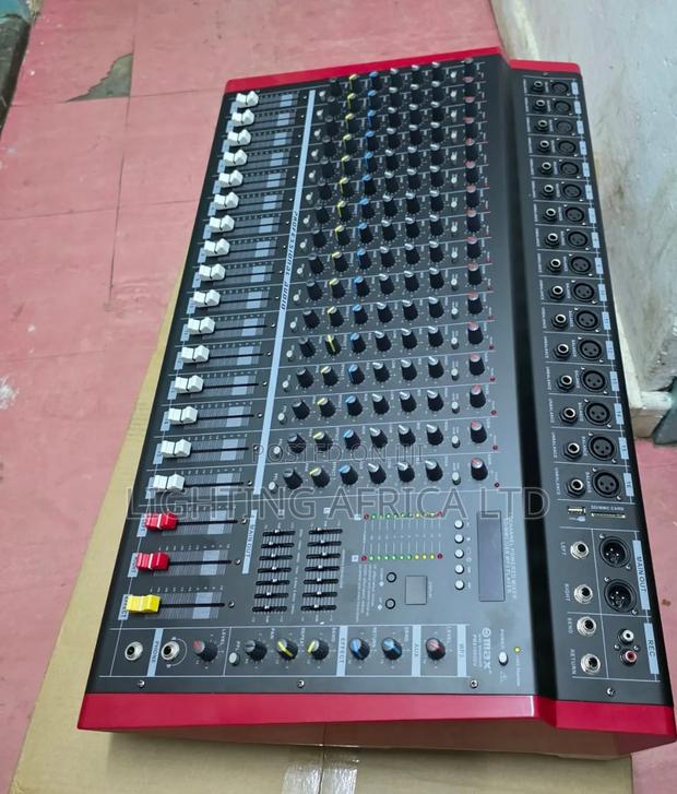 16 Channels Max Powered Mixer Usb , Bluetooth 1500 Watts X 2