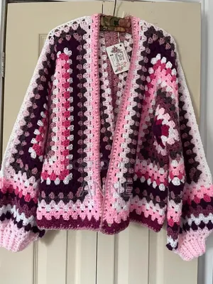 Handmade Crochet Cardigan - Custom Colours Available