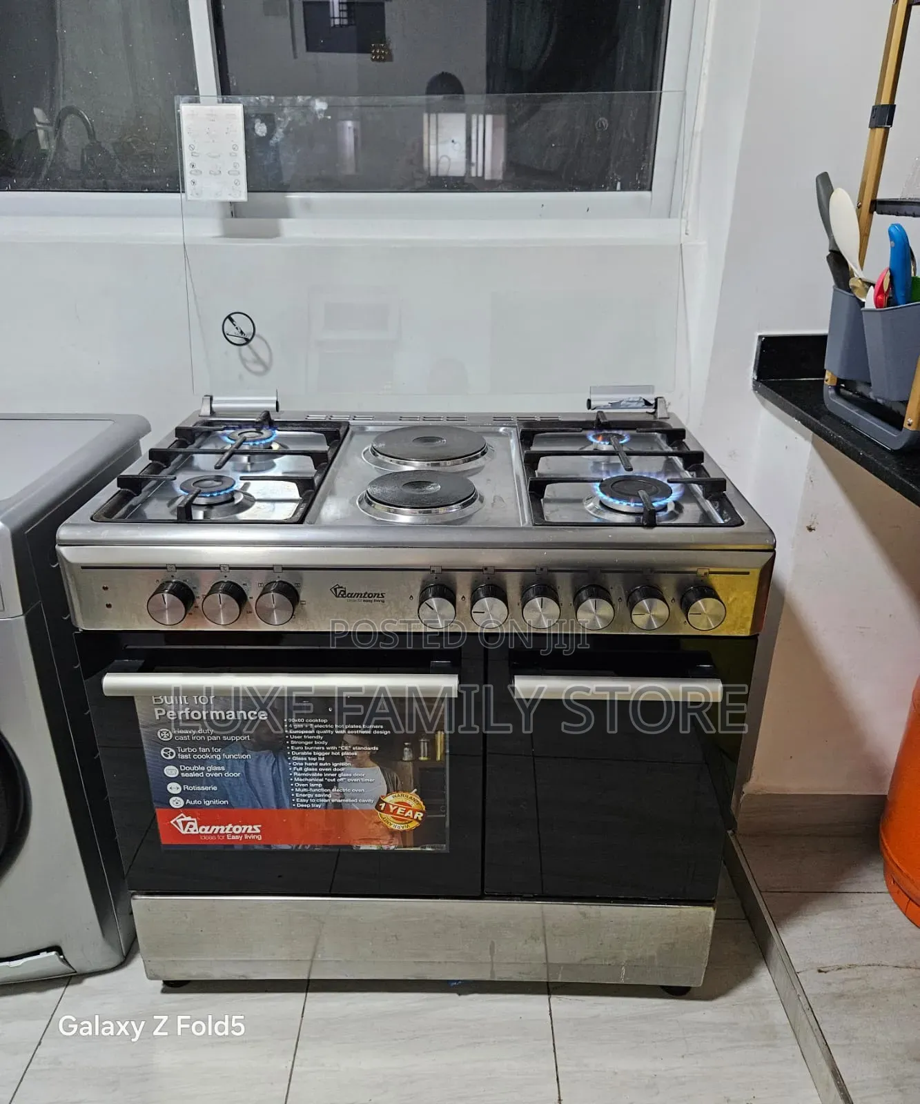 Ramtons 4 Gas + 2 Electric Cooker (Rf/498) – KSH 58,500