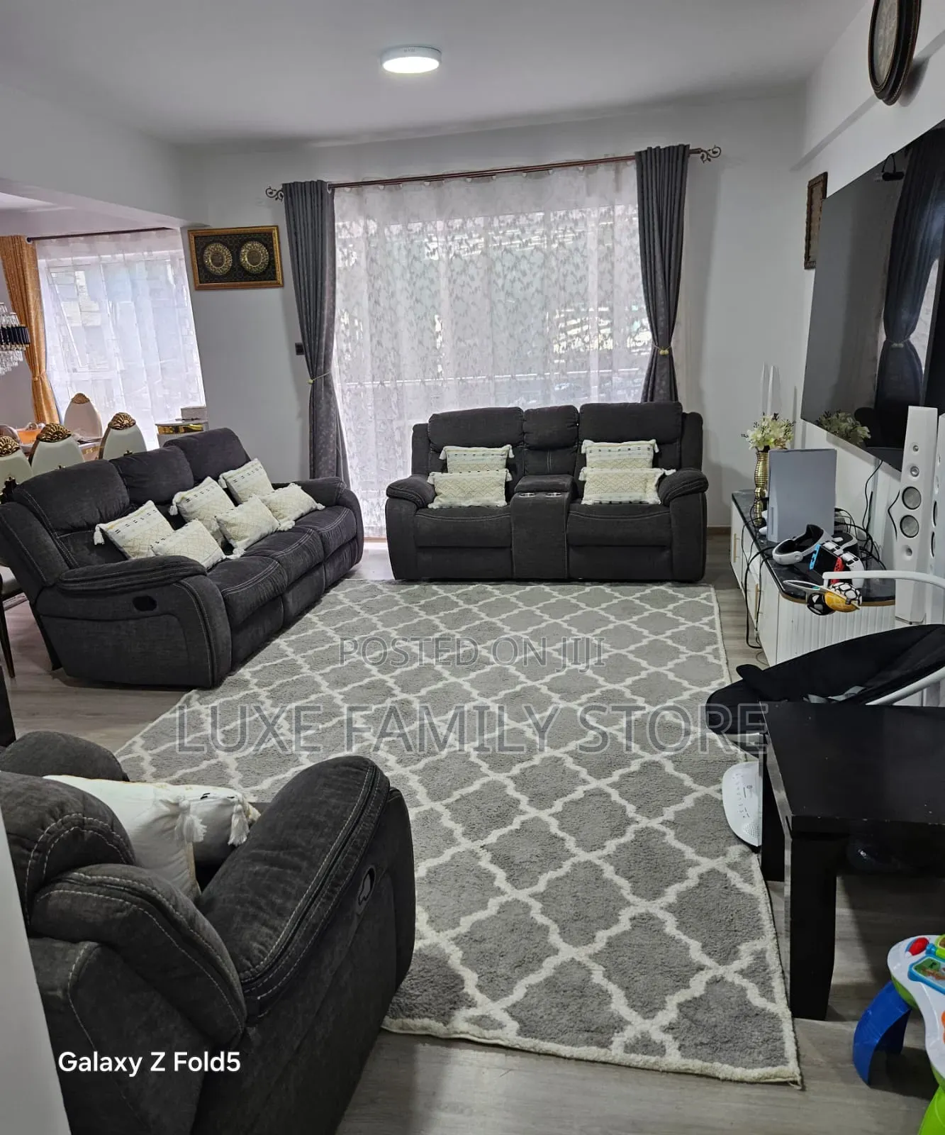 Rexton 7-Seater Recliner Sofa – Premium Comfort Modern Style
