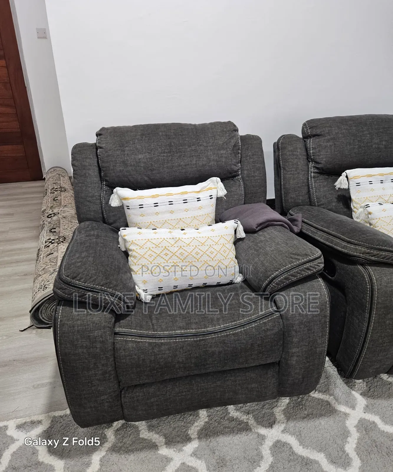 Rexton 7-Seater Recliner Sofa – Premium Comfort Modern Style