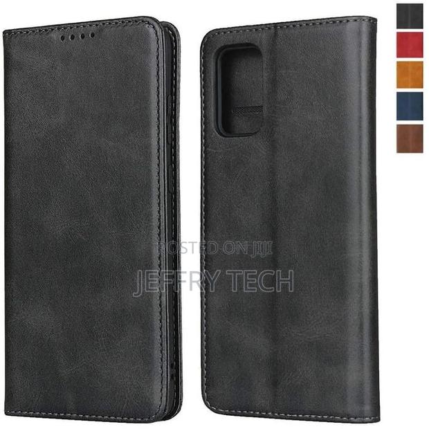 Caseme Oneplus 9 Phone Case, Wallet-Style Black Retro Leather Flip Co