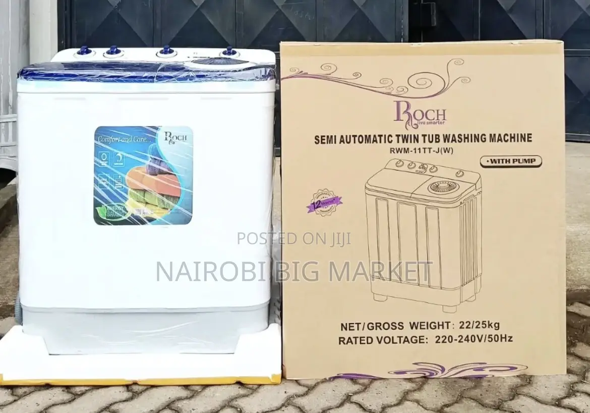 Roch Washing Machine 11 Kg Twin Tub Semi Automatic