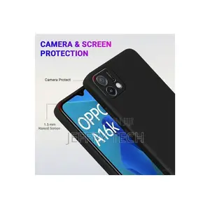 Anti-Fingerprint Soft Silicone Tpu Cover Case for Oppo A16k