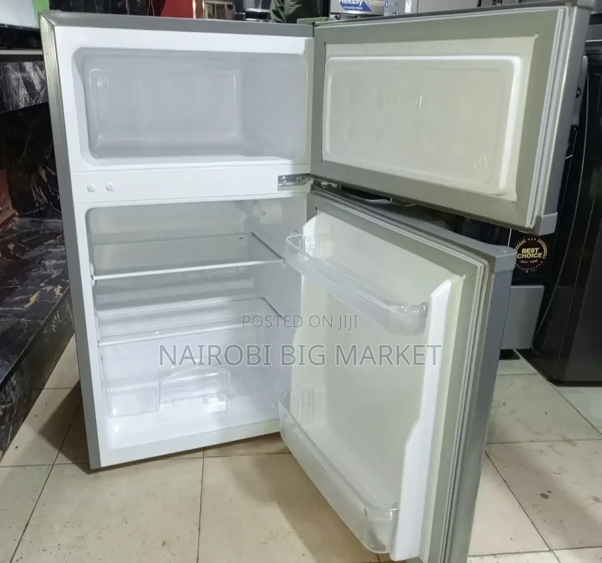 90 Litres Roch Double Door Refrigerator