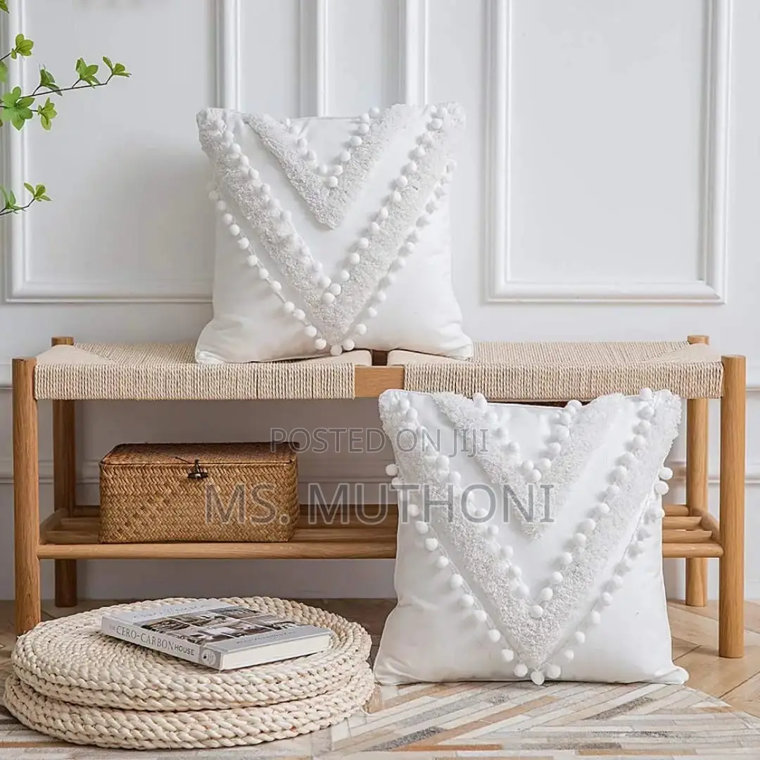 2 PCS Boho-Inspired Throw Pillow Covers