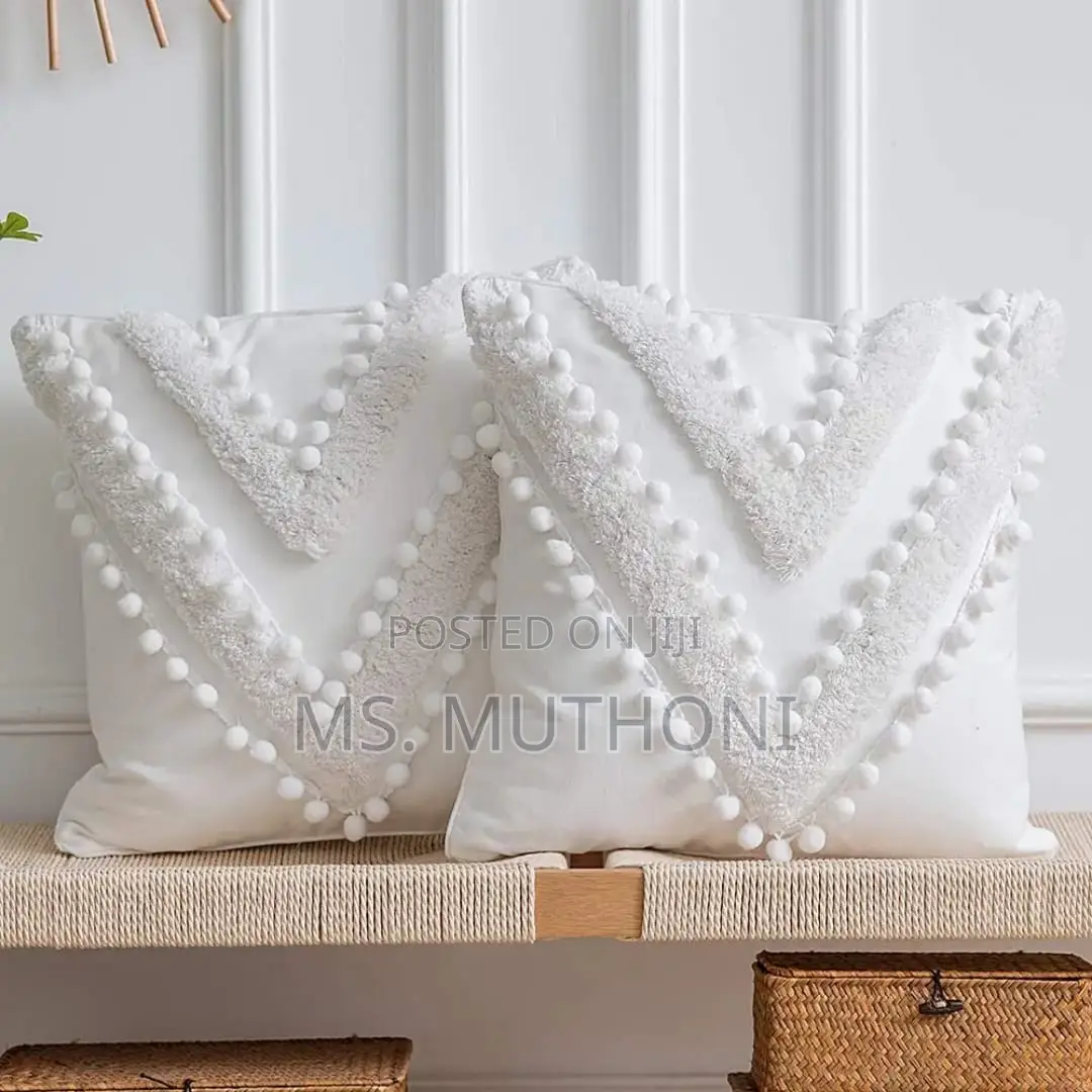 2 PCS Boho-Inspired Throw Pillow Covers