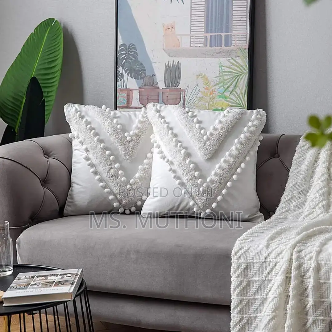 2 PCS Boho-Inspired Throw Pillow Covers