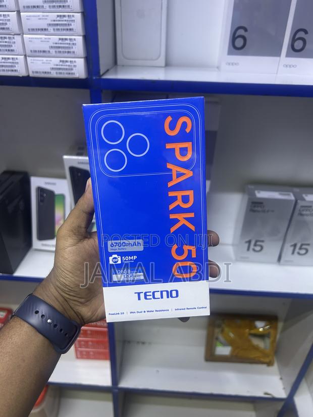 New Tecno Spark 50 128 GB Black