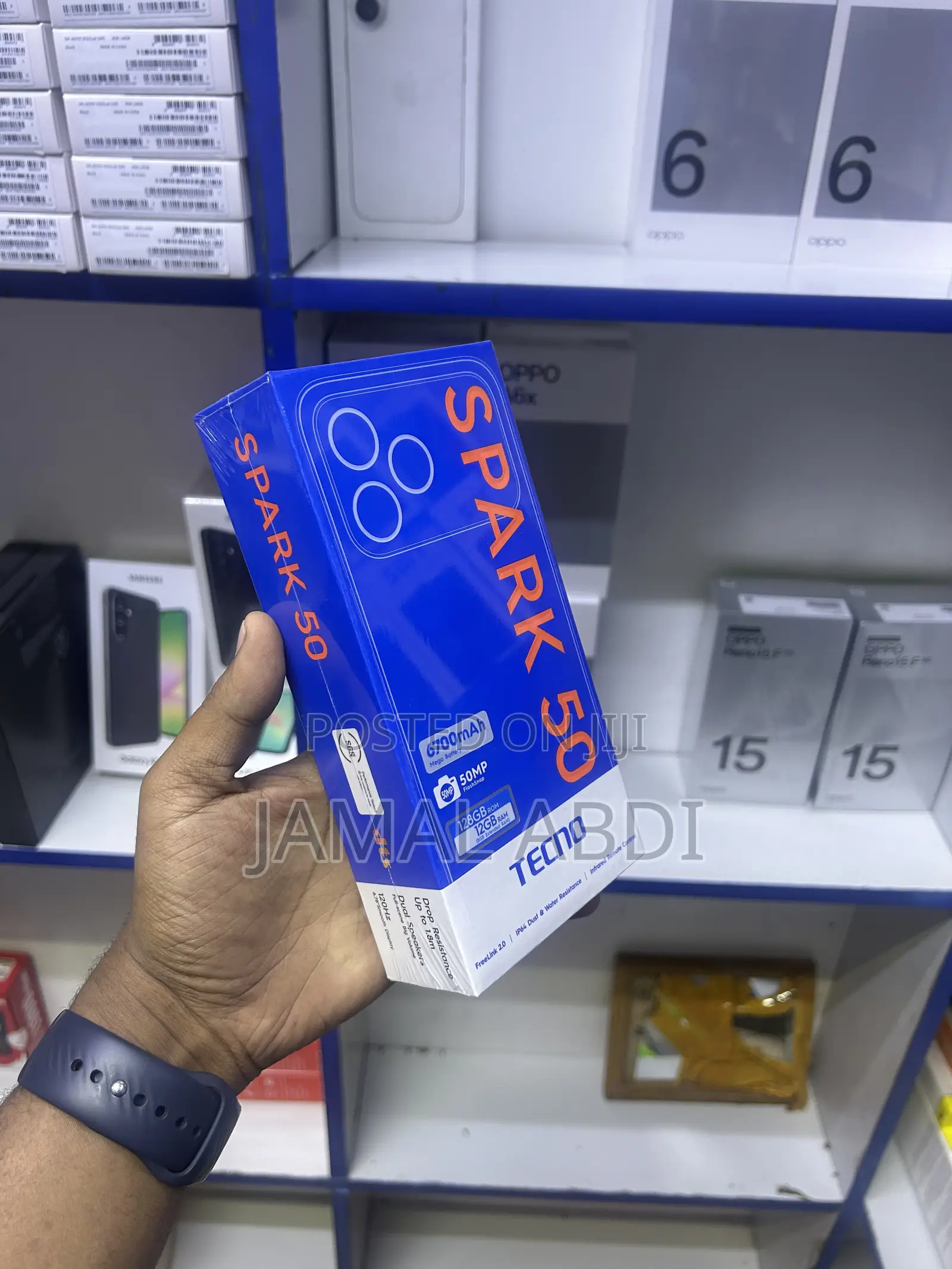 New Tecno Spark 50 128 GB Black