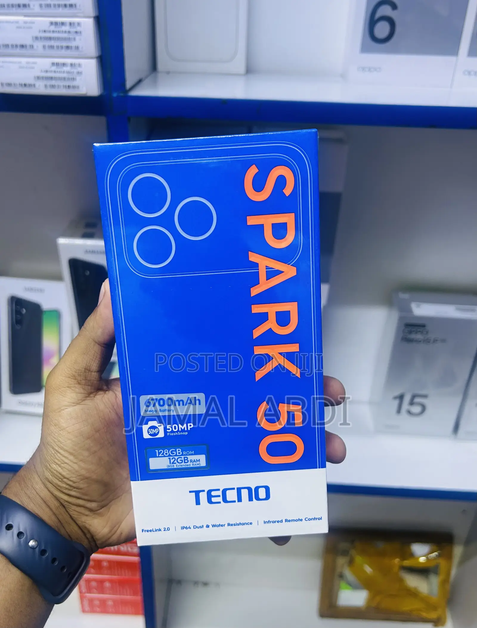 New Tecno Spark 50 128 GB Black