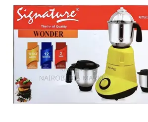 Signature 3 in 1 Wonder Mixer Grinder With Stainless Steel 3 Jars