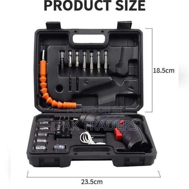 *New Arrival! 47pc Rechargeable Drill Screw Driver Tool Box Set