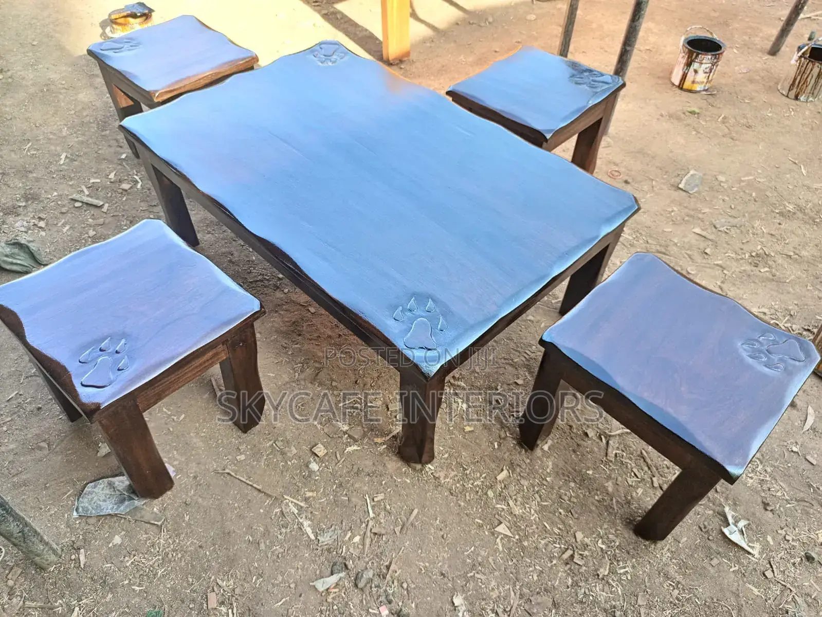 Wooden Coffee Set