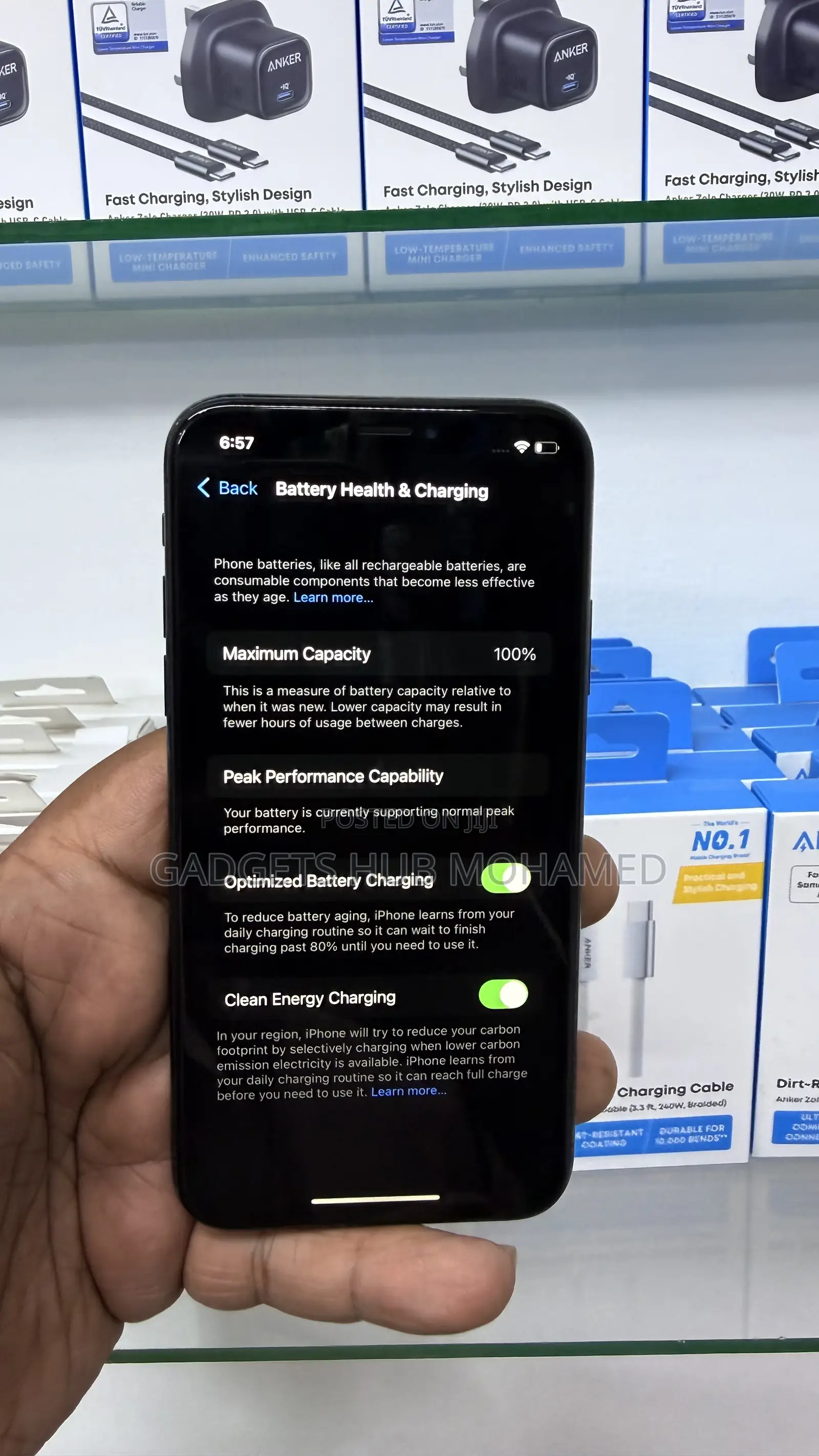 Apple iPhone X 64 GB Black