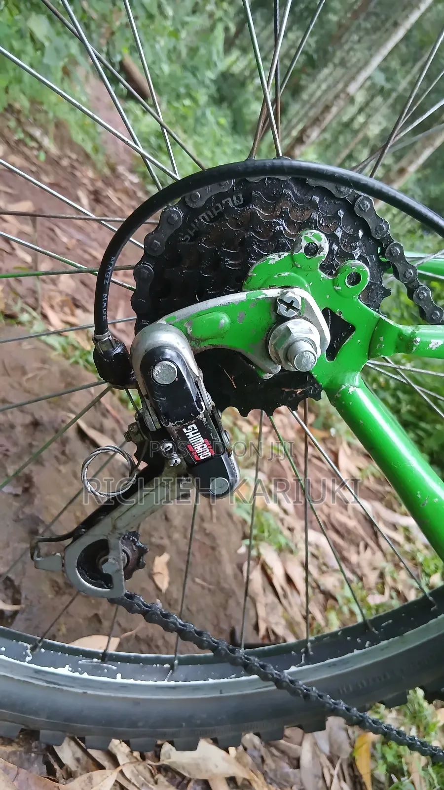 Ex-uk Mountain Bike, Shimano Components, Full Suspension. Size 26.