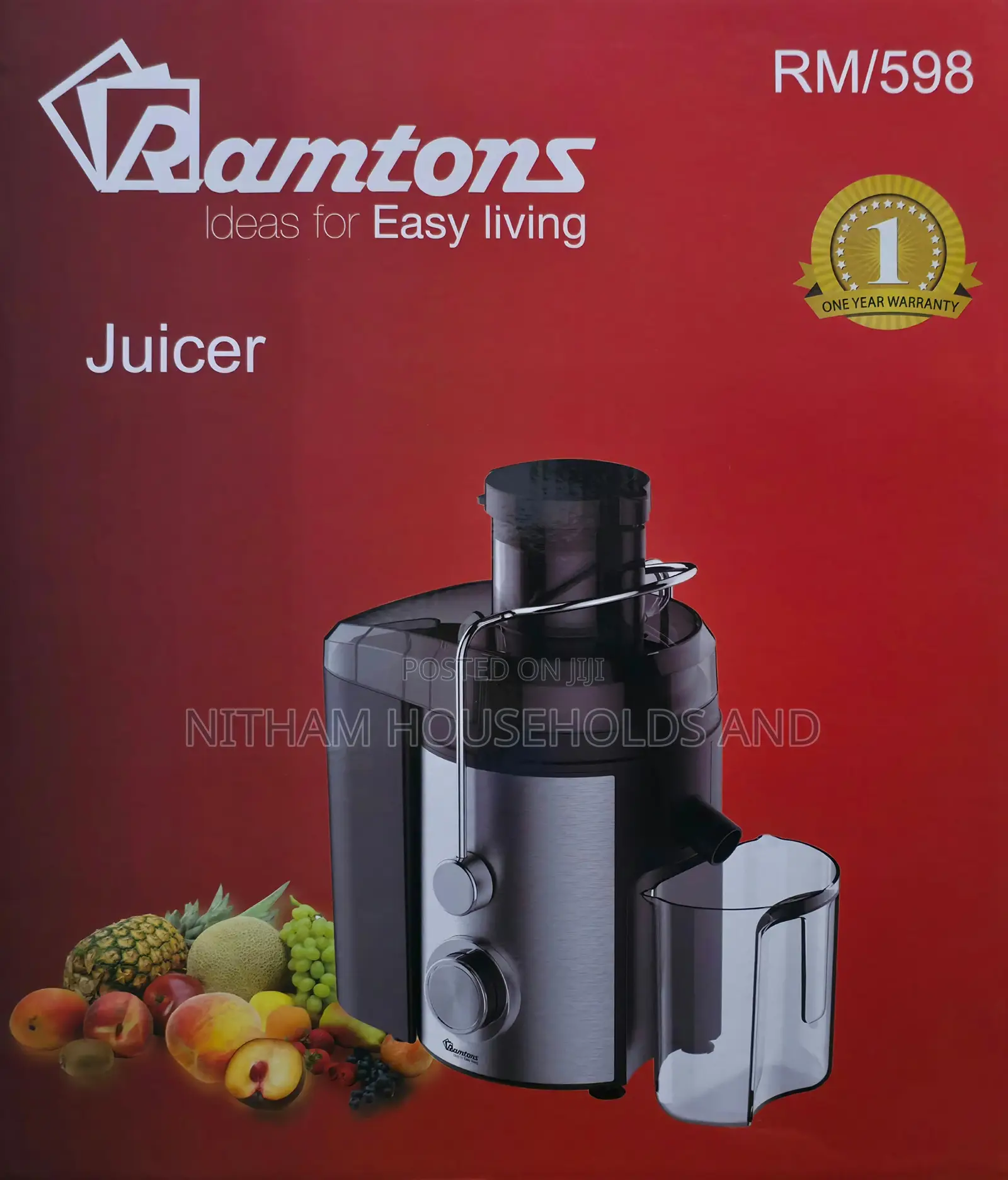 Ramtons Juicer Rm/598