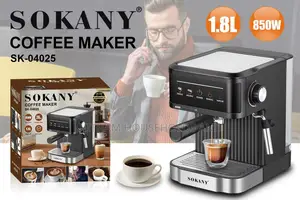 Sokany Espresso Coffee Machine 1.8l 850w 15 Bar Model Sk-04025