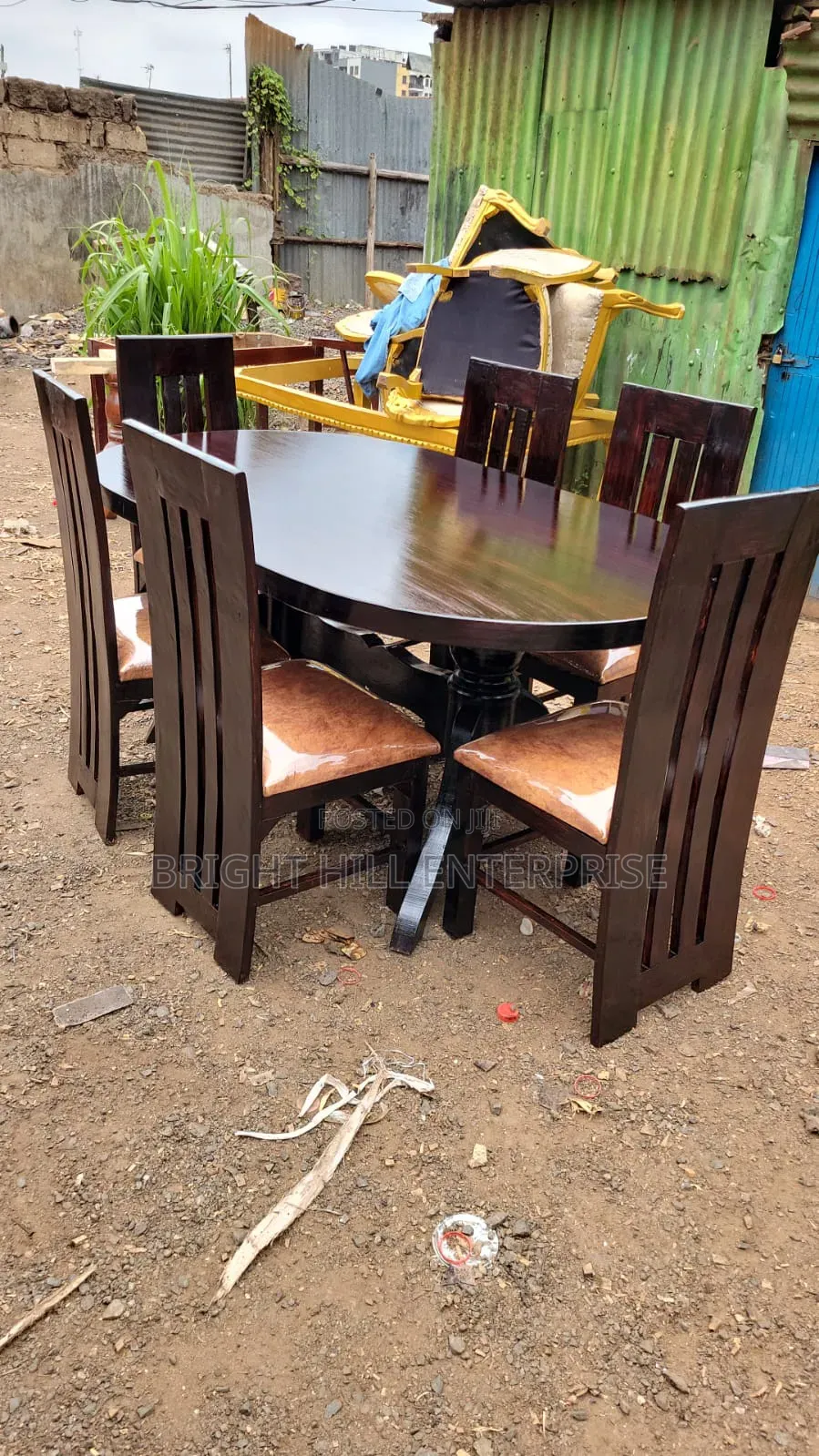 Elegant 6ft Oval Dining Tables 6 Seater
