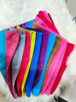12pcs Coloured Face Towels - Sn
