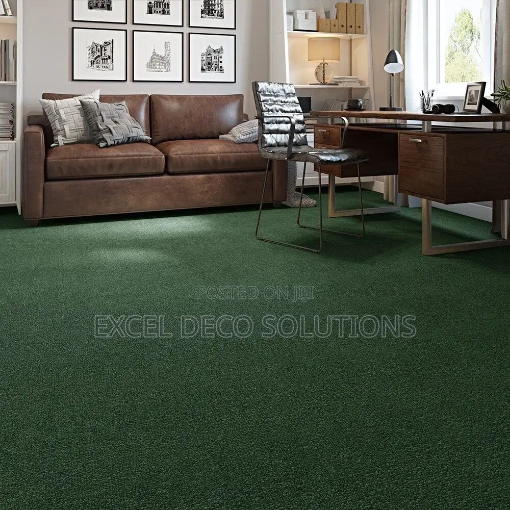 Green Wall to Wall Carpet 6mm | Quality Carpet Flooring