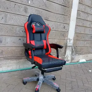 Gaming Chair With a Footrest