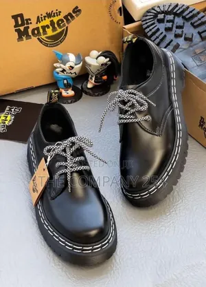Quality Casual Leather Double Sole Low Cut Doctor Martins Shoes