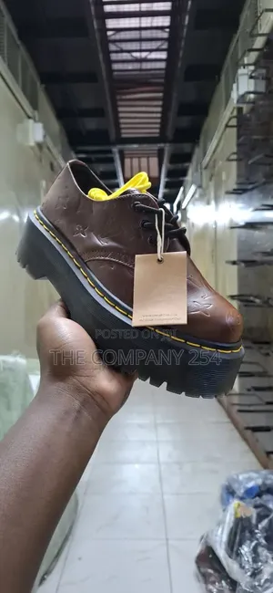 Quality Casual Leather Double Sole Low Cut Doctor Martins Shoes