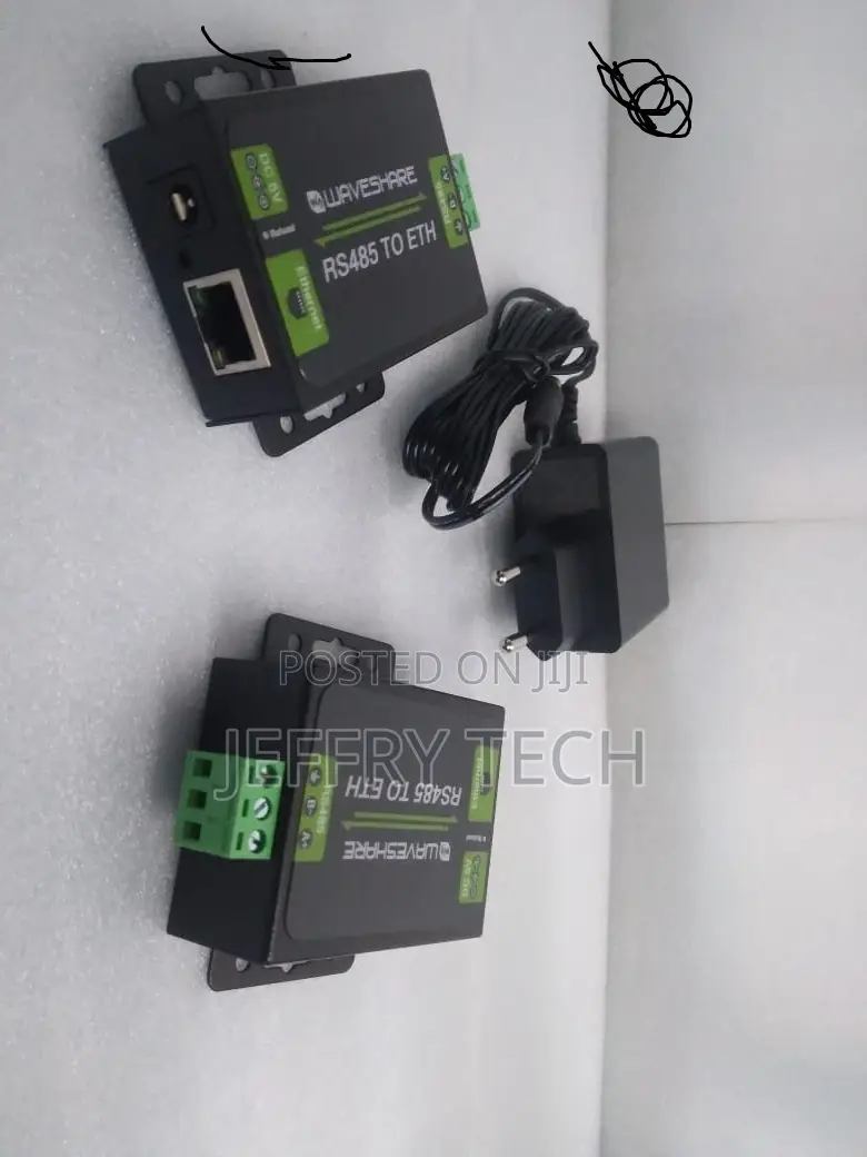 High-speed Rs485 To Ethernet Converter With Eu Head 4-pin