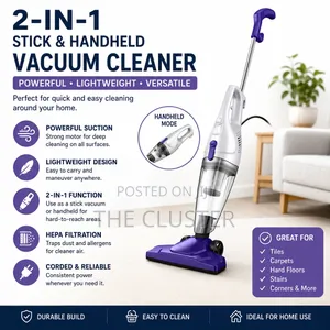 2 in 1 Electric Hand Held Wet and Dry Carpet Vacuum Cleaner