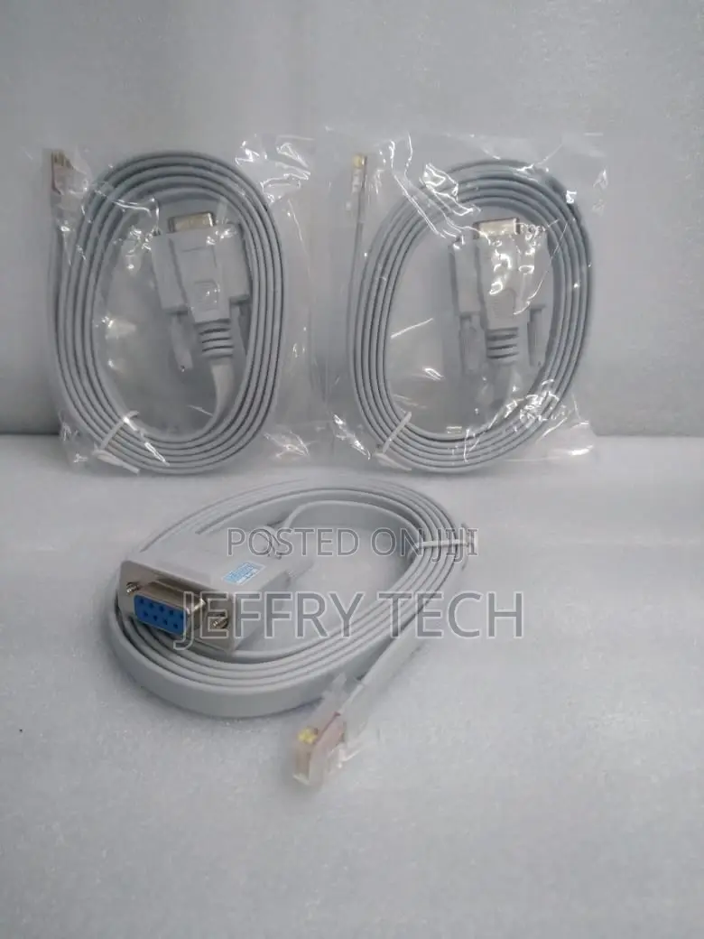 Console Cable Db9 Female Rs232 to Rj45 Compatible With Cisco Hp 1.8m
