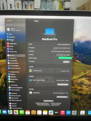 Laptop Apple MacBook 2019 32GB Intel Core i9 SSD 1T