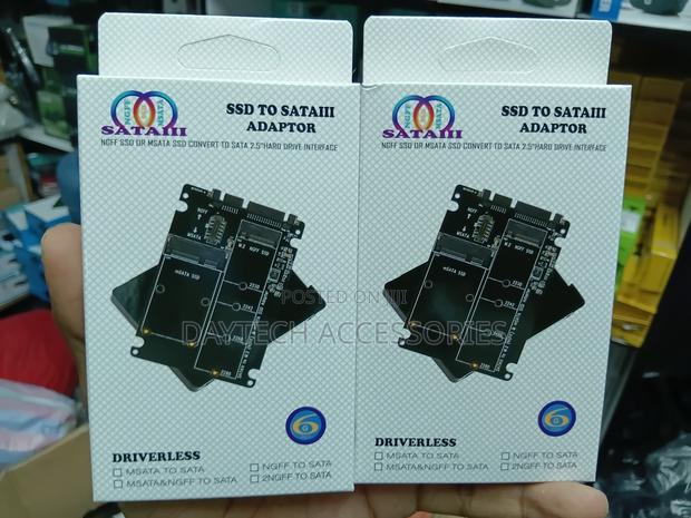 Ngff M.2 And Msata Ssd To Sata Iii Adapter Converter.