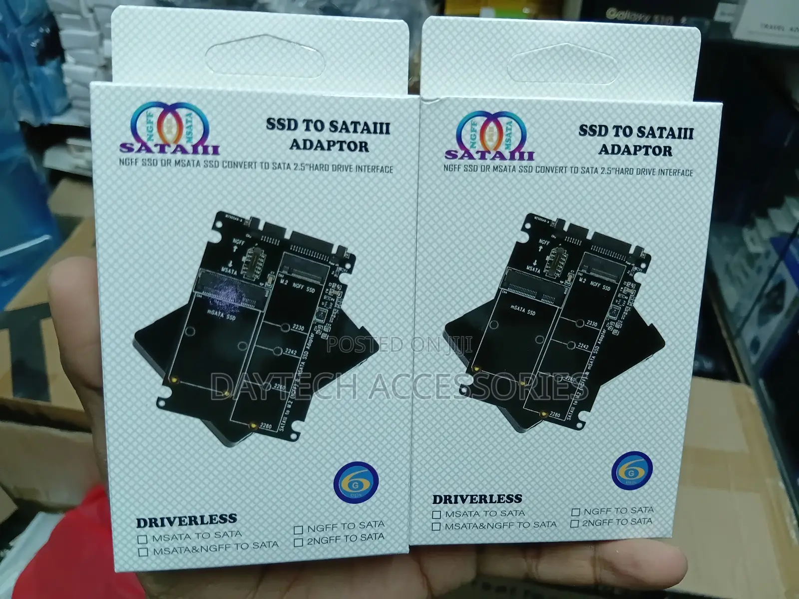 Ngff M.2 And Msata Ssd To Sata Iii Adapter Converter.