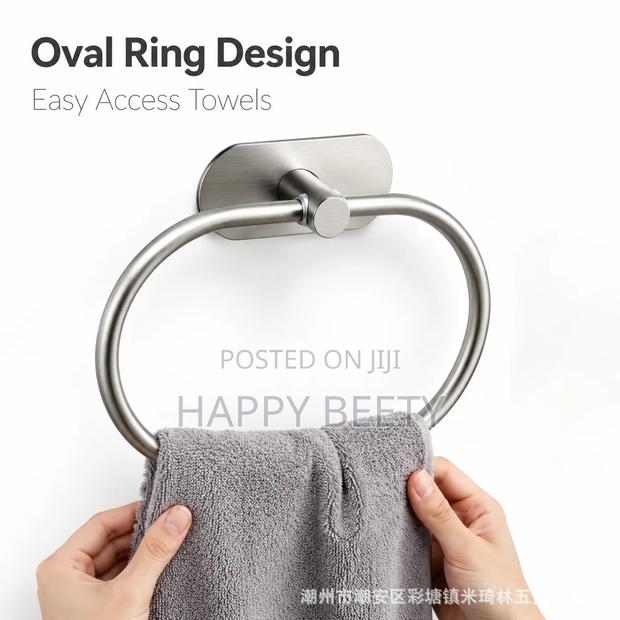 Modern Wall Mount Towel Holder - thumbnail 2